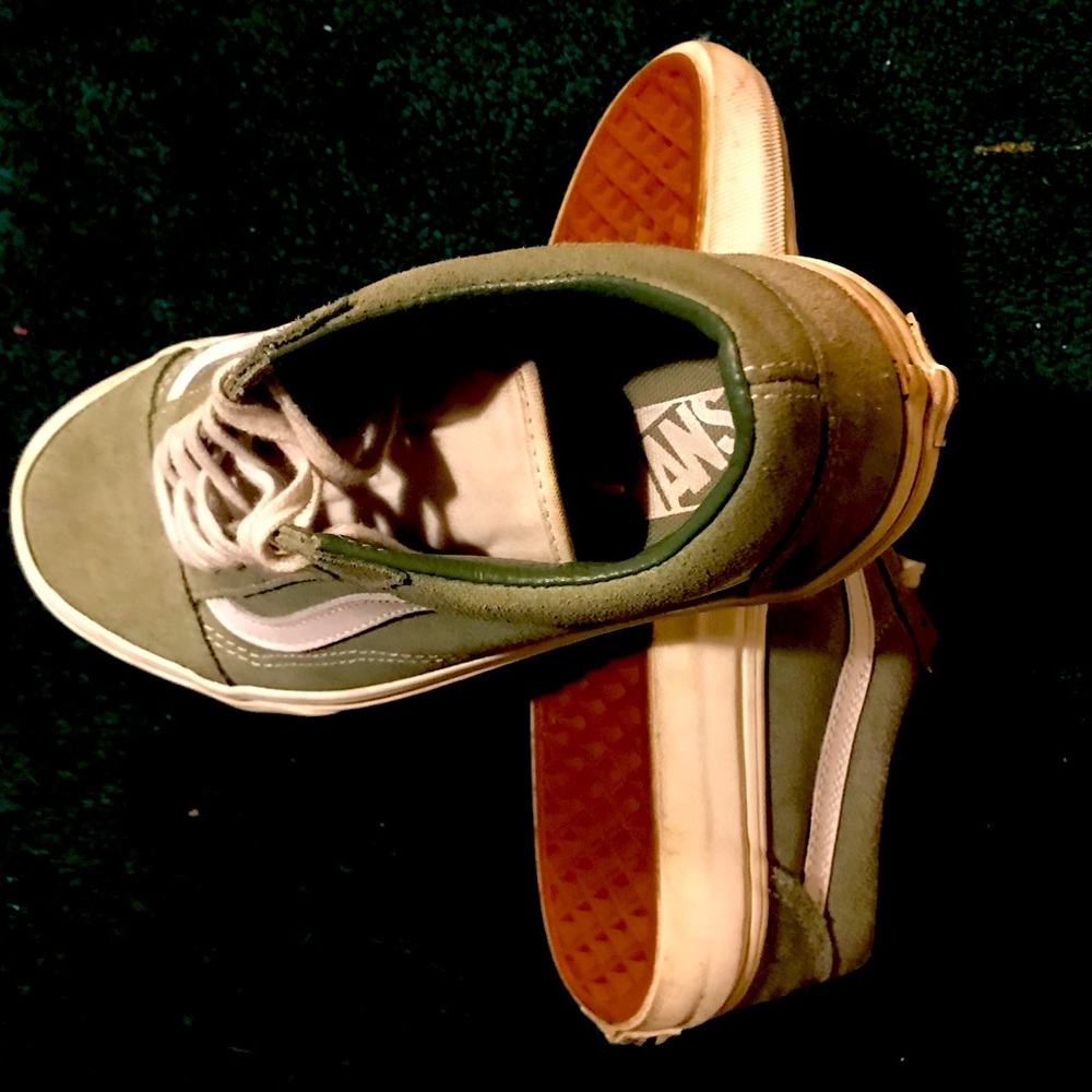 Vans perfect condition.. soft green